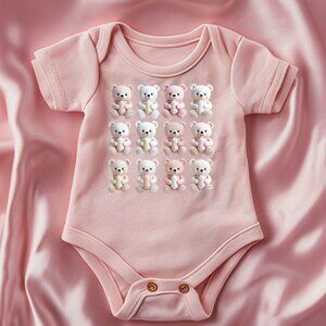 Infant Onesie, Cute Teddy Bear Feed Me, Baby Romper, Baby Shower Gift, Newborn O